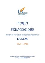 Projet pédagogique IFE La Musse 2025-2026