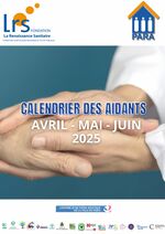Livret calendrier des aidants du 2ème trimestre 2025