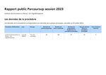 Rapport public Parcoursup session 2023