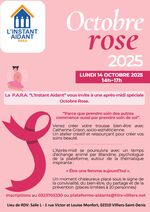 Flyer Octobre rose 2025