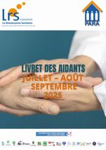Livret calendrier des aidants du 3ème trimestre 2025