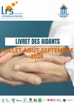 Livret calendrier des aidants du 3ème trimestre 2026