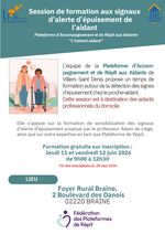 Formation sur les signaux d’alerte de l’épuisement de l’aidant destinée aux professionnels de santé, du domicile, etc. - 11 & 12 juin 2026